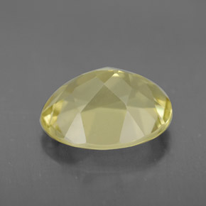 Quartz Gemstone in 11 x 9 mm (calibrated) Size for Sale, Quartz Stone in Lemon Color