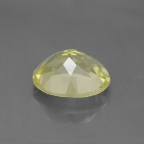 Quartz Gemstone in 11 x 9 mm (calibrated) Size for Sale, Quartz Stone in Lemon Color