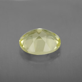 Quartz Gemstone in 11 x 9 mm (calibrated) Size for Sale, Quartz Stone in Lemon Color