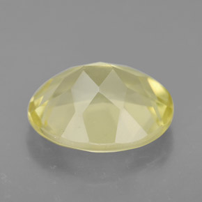 Quartz Gemstone in 11 x 9 mm (calibrated) Size for Sale, Quartz Stone in Lemon Color