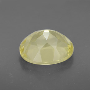 Quartz Gemstone in 11 x 9 mm (calibrated) Size for Sale, Quartz Stone in Lemon Color