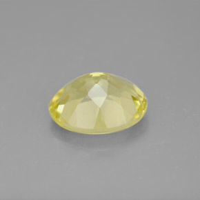 Quartz Gemstone in 11 x 9 mm (calibrated) Size for Sale, Quartz Stone in Lemon Color