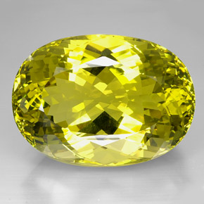 604.50 ct Yellow Quartz Gemstone, Quartz Gem in Oval Facet Shape for Sale.