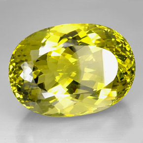 604.50 ct Yellow Quartz Stone, Natural Quartz in Oval Facet Shape for Sale