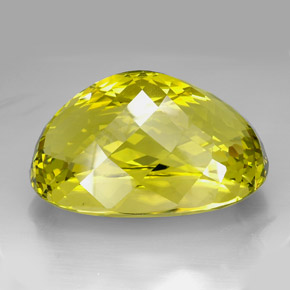 Quartz Gemstone in 62.3 x 44.8 mm Size for Sale, Quartz Stone in Lemon Color