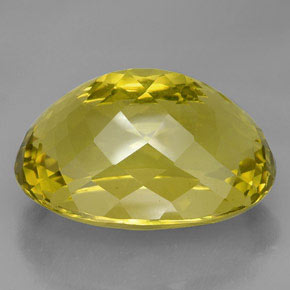 Quartz Gemstone in 33.2 x 24 mm Size for Sale, Quartz Stone in Lemon Color