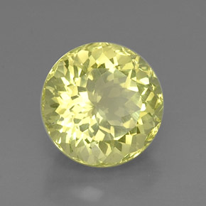 8.47 ct Yellow Quartz Stone, Natural Quartz in Round Facet Shape for Sale