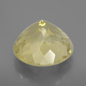 Quartz Gemstone in 13 mm (calibrated) Size for Sale, Quartz Stone in Lemon Color