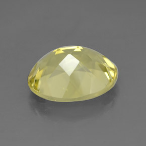 Quartz Gemstone in 11 x 9 mm (calibrated) Size for Sale, Quartz Stone in Lemon Color