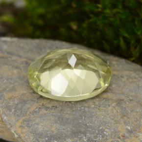Quartz Gemstone in 11 x 9 mm (calibrated) Size for Sale, Quartz Stone in Lemon Color