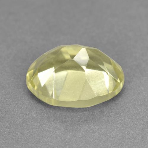 Quartz Gemstone in 11 x 9 mm (calibrated) Size for Sale, Quartz Stone in Light Yellow Color