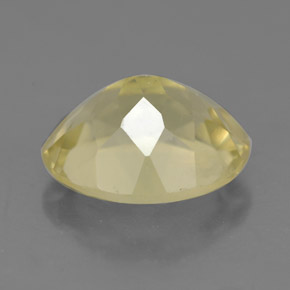 Quartz Gemstone in 11 x 9 mm (calibrated) Size for Sale, Quartz Stone in Lemon Color