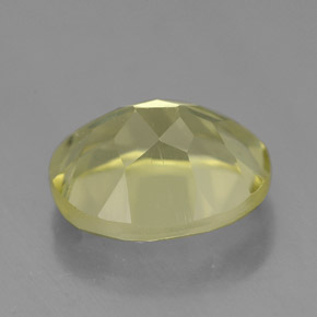 Quartz Gemstone in 11 x 9 mm (calibrated) Size for Sale, Quartz Stone in Medium-Light Yellow Color