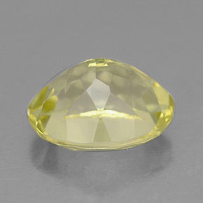 Quartz Gemstone in 11 x 9 mm (calibrated) Size for Sale, Quartz Stone in Lemon Color