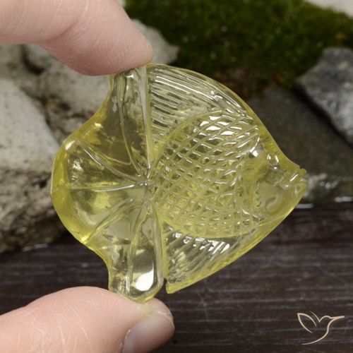 72.27ct Natural Pale Yellow Quartz, Fancy, Translucent