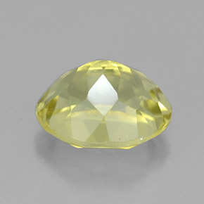 Quartz Gemstone in 11 x 9 mm (calibrated) Size for Sale, Quartz Stone in Lemon Color