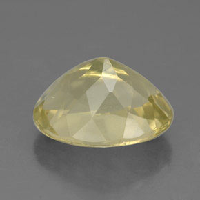 Quartz Gemstone in 11 x 9 mm (calibrated) Size for Sale, Quartz Stone in Lemon Color