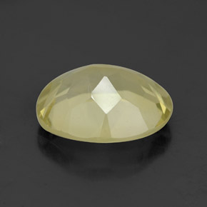 Quartz Gemstone in 11 x 9 mm (calibrated) Size for Sale, Quartz Stone in Lemon Color