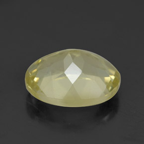 Quartz Gemstone in 11 x 9 mm (calibrated) Size for Sale, Quartz Stone in Lemon Yellow Color