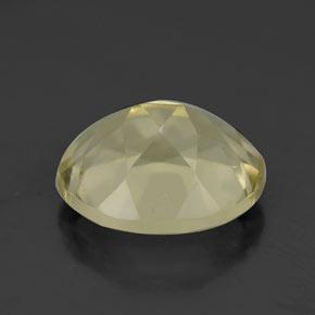 Quartz Gemstone in 11 x 9 mm (calibrated) Size for Sale, Quartz Stone in Greenish Yellow Color