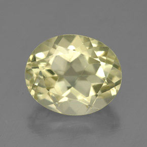 4.22 ct Yellow Quartz Gemstone, Quartz Gem in Oval Facet Shape for Sale.