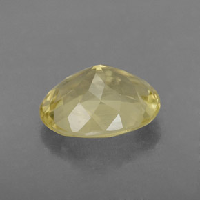 Quartz Gemstone in 11 x 9 mm (calibrated) Size for Sale, Quartz Stone in Light Yellow Color