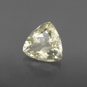 1.81 ct Yellow Quartz Stone, Natural Quartz in Trillion Facet Shape for Sale