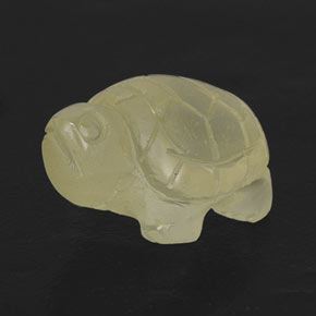 Quartz Gemstone in 19 x 13.8 mm Size for Sale, Quartz Stone in Lemon Color