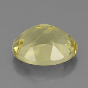 Quartz Gemstone in 11 x 9 mm (calibrated) Size for Sale, Quartz Stone in Lemon Color