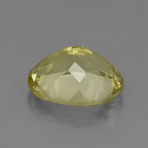 Quartz Gemstone in 11 x 9 mm (calibrated) Size for Sale, Quartz Stone in Lemon Color