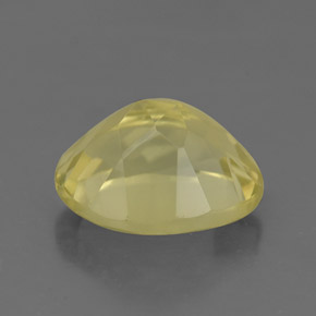 Quartz Gemstone in 11 x 9 mm (calibrated) Size for Sale, Quartz Stone in Lemon Color