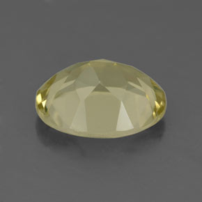 Quartz Gemstone in 11 x 9 mm (calibrated) Size for Sale, Quartz Stone in Light Yellow Color
