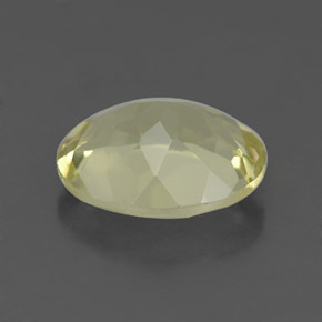 Quartz Gemstone in 11 x 9 mm (calibrated) Size for Sale, Quartz Stone in Medium Yellow Color