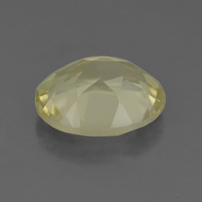 Quartz Gemstone in 11 x 9 mm (calibrated) Size for Sale, Quartz Stone in Pale Yellow Color
