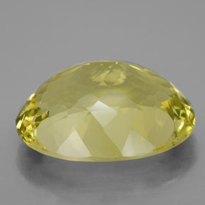 Quartz Gemstone in 23.3 x 18.6 mm Size for Sale, Quartz Stone in Lemon Color