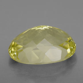 Quartz Gemstone in 16 x 12 mm (calibrated) Size for Sale, Quartz Stone in Lemon Color