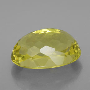 Quartz Gemstone in 16 x 12 mm (calibrated) Size for Sale, Quartz Stone in Lemon Color