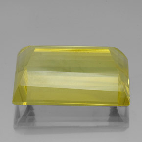 Quartz Gemstone in 28.1 x 19.6 mm Size for Sale, Quartz Stone in Lemon Color