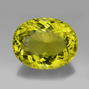 199.7ct Oval Portuguese-Cut Lemon Quartz for sale thumb image of 199.7ct Oval Portuguese-Cut Lemon Quartz (ID: 338602)