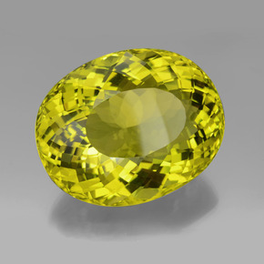 199.65 ct Yellow Quartz Stone, Natural Quartz in Oval Portuguese-Cut Shape for Sale