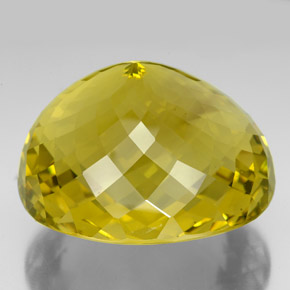 Quartz Gemstone in 45.9 x 40.8 mm Size for Sale, Quartz Stone in Lemon Color