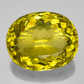 159.05 ct Yellow Quartz Gemstone, Quartz Gem in Oval Facet Shape for Sale.