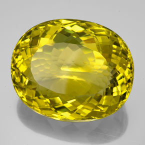 159.05 ct Yellow Quartz Stone, Natural Quartz in Oval Facet Shape for Sale