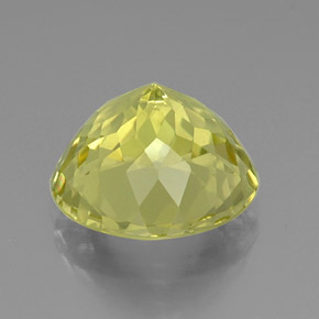 Quartz Gemstone in 16.1 mm Size for Sale, Quartz Stone in Lemon Color