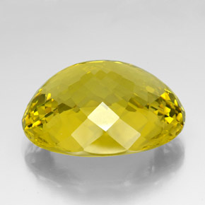 Quartz Gemstone in 37.8 x 31.5 mm Size for Sale, Quartz Stone in Lemon Color