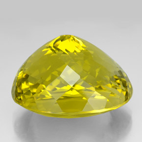 Quartz Gemstone in 38.1 x 33 mm Size for Sale, Quartz Stone in Lemon Color
