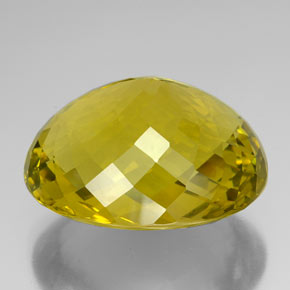 Quartz Gemstone in 36.7 x 30.3 mm Size for Sale, Quartz Stone in Lemon Color