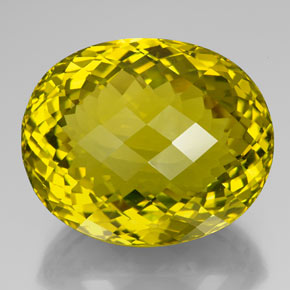 195.3ct Oval Checkerboard Lemon Quartz for sale thumb image of 195.3ct Oval Checkerboard Lemon Quartz (ID: 341791)