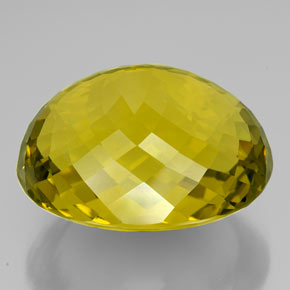 Quartz Gemstone in 40.1 x 32.9 mm Size for Sale, Quartz Stone in Rich Yellow Color