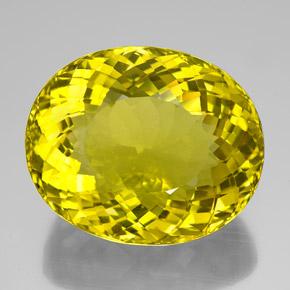 Quarzo 36,2 x 30mm giallo Ovale sfaccettato dal Brasile, peso di 150 ct, gemma naturale Irradiati in purezza VVS, 1 pezzo Quarzo - Colore: Bombo Giallo, durezza Mohs di 7 adatto per gioielli da indossare ogni giorno, Photo A